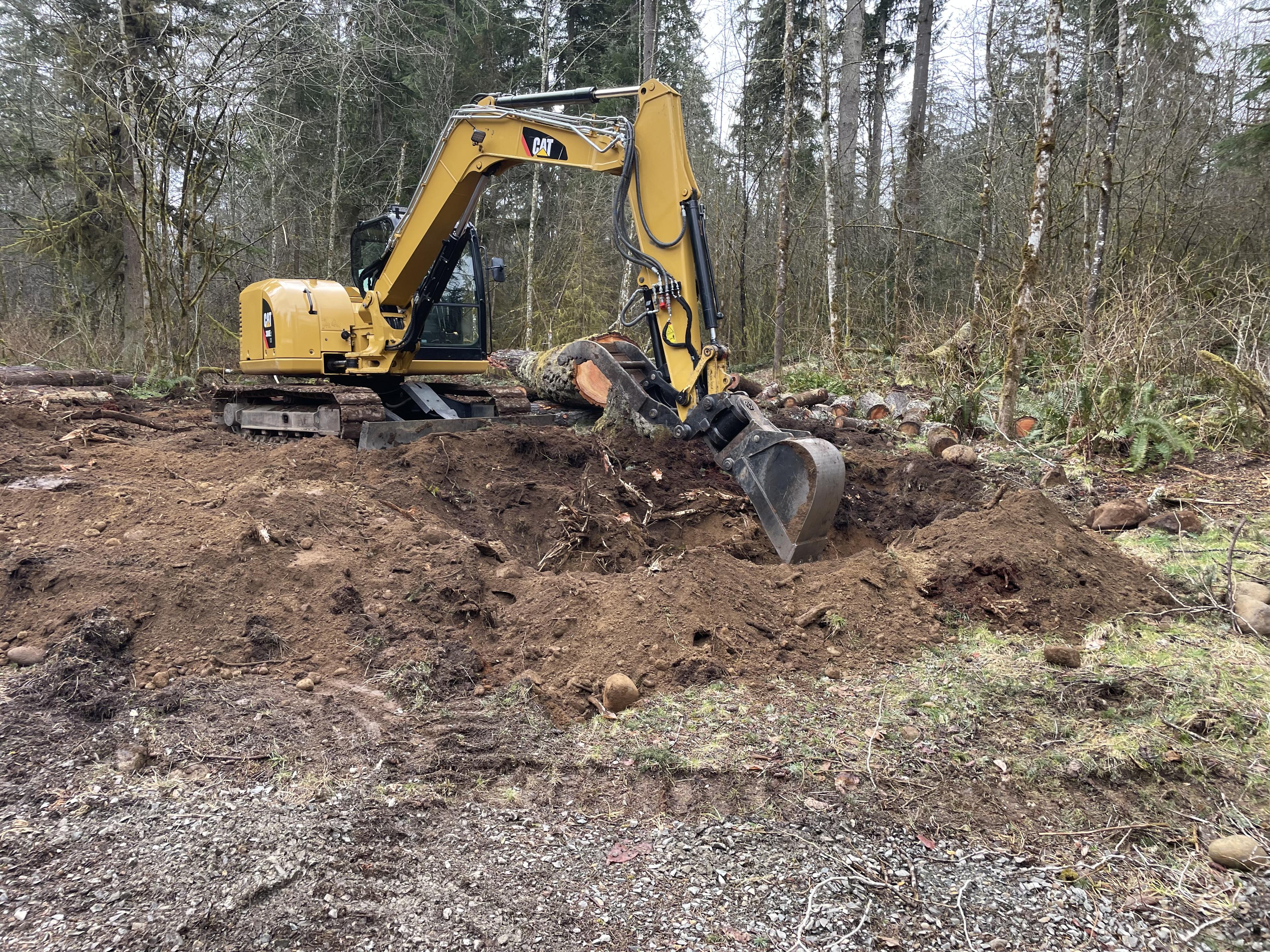 Excavation work in Duvall